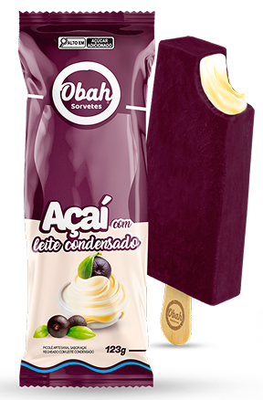 Açaí com  Leite Condensado
