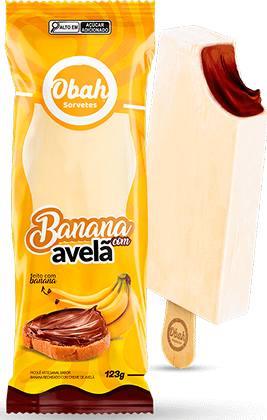 Banana Recheada  com Avelã
