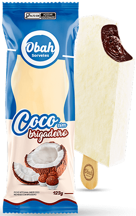 Coco Recheada  com Brigadeiro