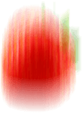 Decoração com pedaço de morango