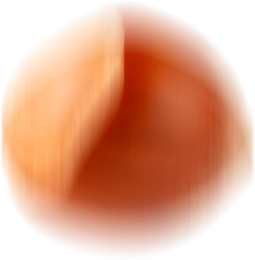 Pedaço de morango decorativo flutuante